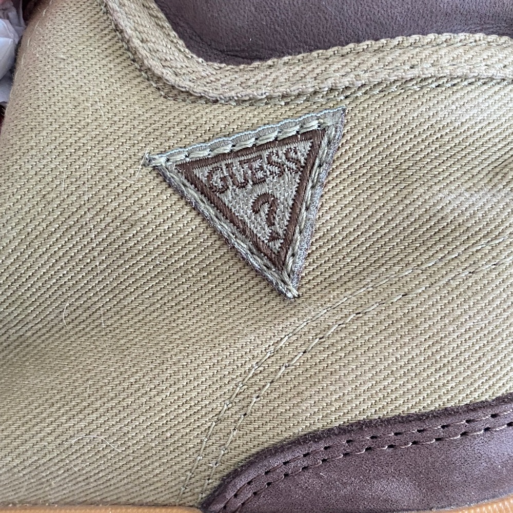 VINTAGE 2001 Guess Dakota II Utility Sneakers Moss Green W/ Box Y2K Rare - 7.5 - Picture 4 of 9